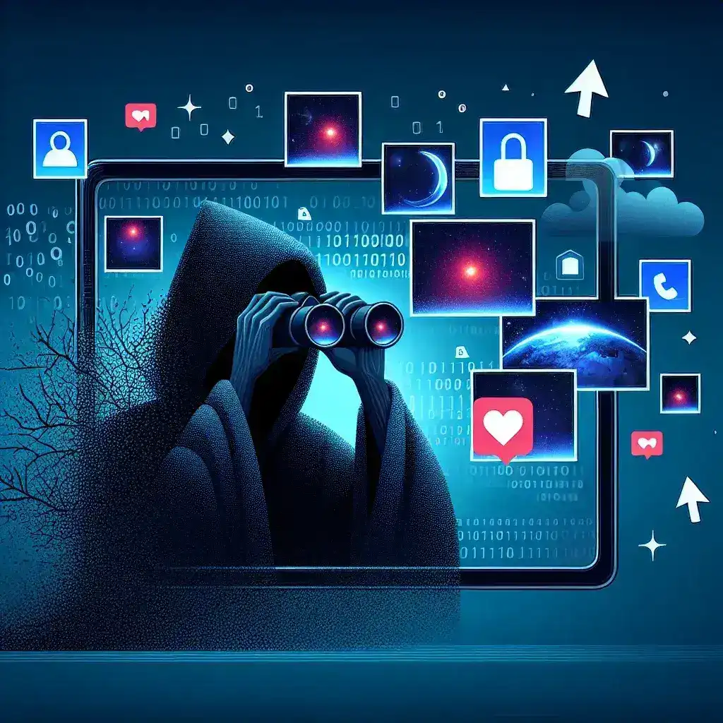 "Guia completo para visualizar Stories do Instagram anonimamente - imagem ilustrativa mostrando um smartphone com a interface do Instagram e ícones de Stories."