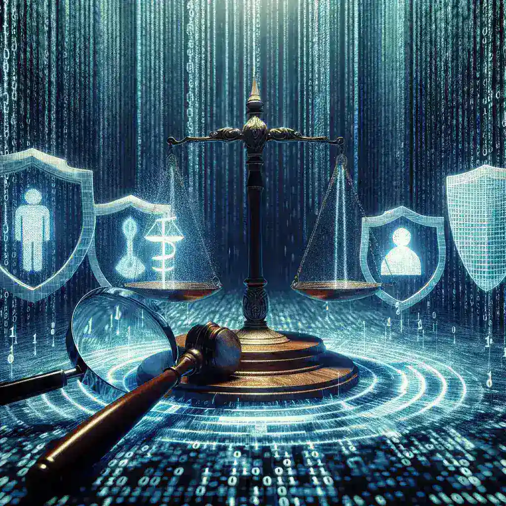 "Imagem ilustrativa de hacking ético com um laptop e códigos na tela, representando as melhores práticas em segurança cibernética para o guia completo sobre hacking ético."